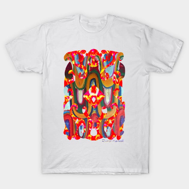 Pop Abstract T-Shirt by diegomanuel